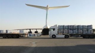  ارسال محموله ۴۰ تنی اقلام بشردوستانه برای کمک به سیل‌زدگان لیبی 