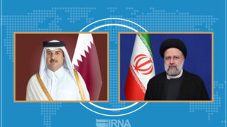 گفت‌وگوی آیت الله رئیسی و امیر قطر درباره فلسطین اشغالی و غزه