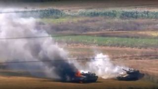 شکار تانک‌های اسرائیلی توسط مقاومت فلسطین
