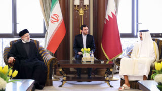 دیدار رئیسی و امیر قطر در عربستان