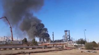 آتش‌سوزی در پالایشگاه اصفهان / روابط عمومی پالایشگاه: آتش‌سوزی در کمترین زمان ممکن مهار شد 
