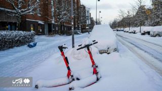 برف و یخبندان شدید در «سوئد و نروژ»