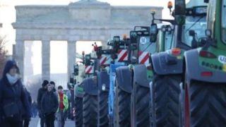 تظاهرات کشاورزان اروپایی به اسپانیا و پرتغال نیز سرایت کرد