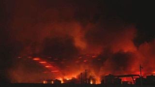 ۵۰ مصدوم در آتش‌سوزی بازاری در اربیل عراق