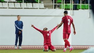 پایان نوروز فوتبالی تیم ملی با برد در زمین سفت عشق‌آباد