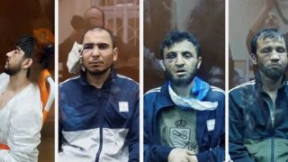 عاملان حمله تروریستی مسکو در تابوت زندانی می شوند