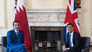 رایزنی سوناک با امیر قطر درباره مذاکرات آتش‌بس در غزه