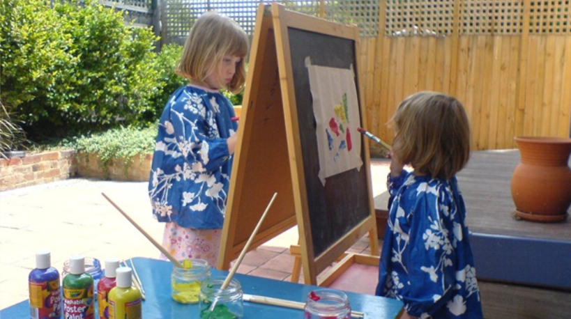 نقاشی کشیدن سرگرمی آموزشی برای کودکان