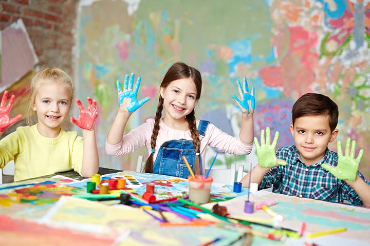 نقاشی کشیدن، سرگرمی مشترک کودکان