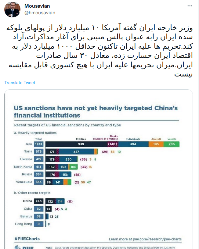 آمریکا چقدر به ملت ایران خسارت زده است؟ 2