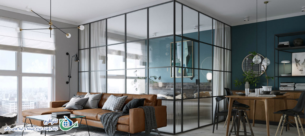 پارتیشن شیشه ای تترافرم