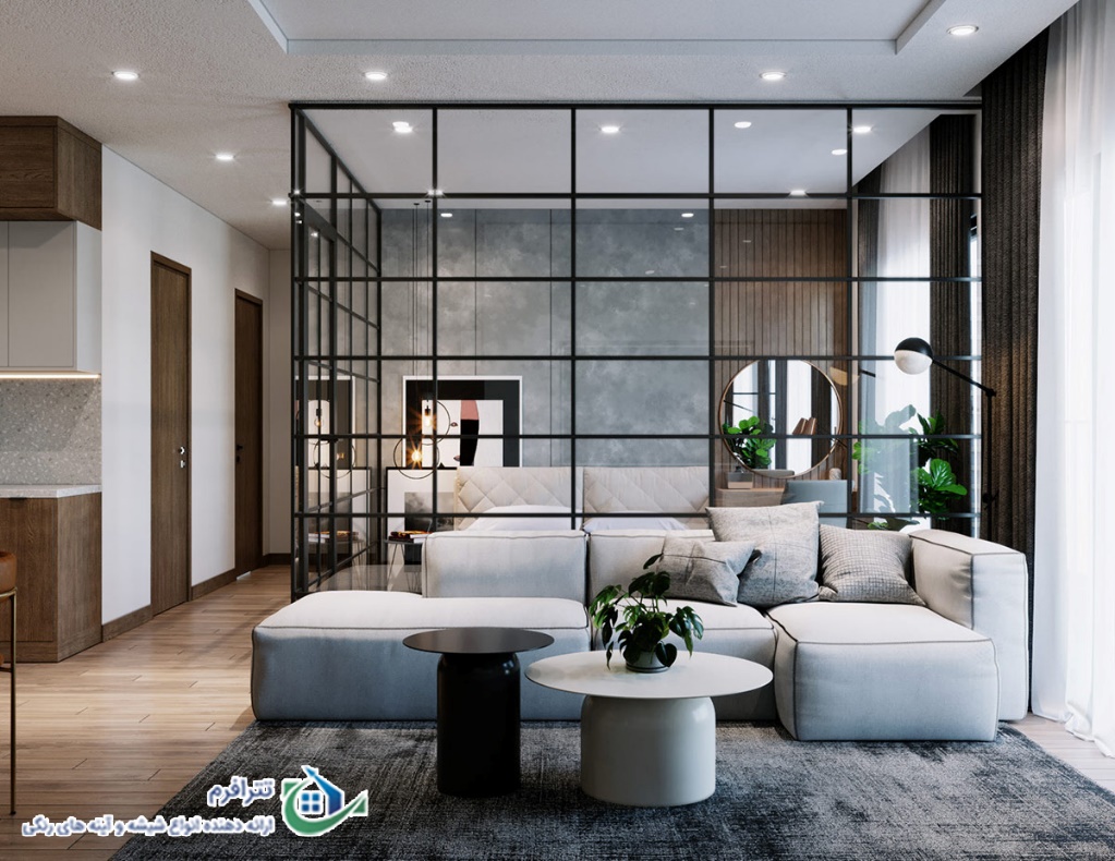 پارتیشن شیشه ای تترافرم