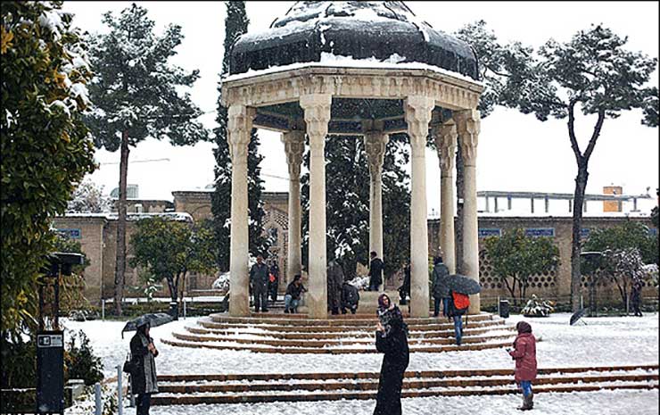 شیراز در زمستان