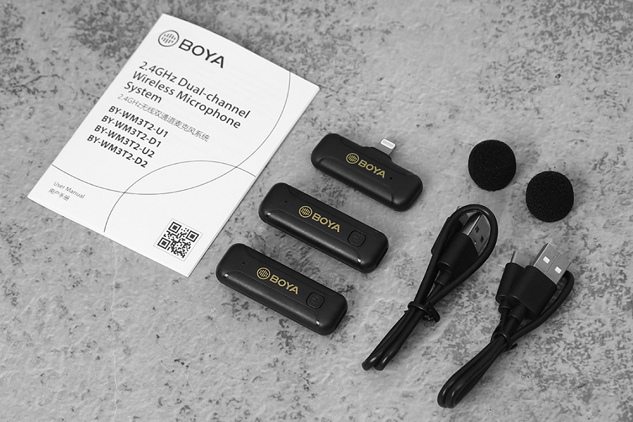 میکروفن یقه ای بی سیم بویا BY-WM3T2-D1