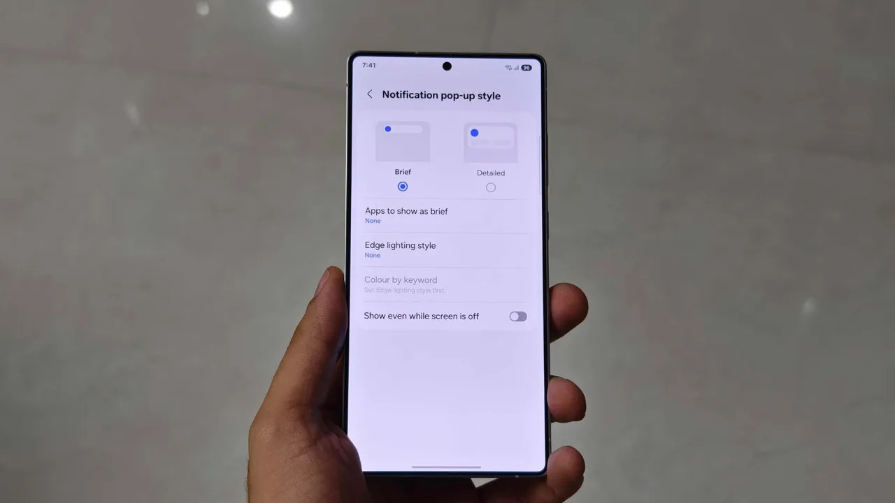 تنظیمات گوشی سامسونگ