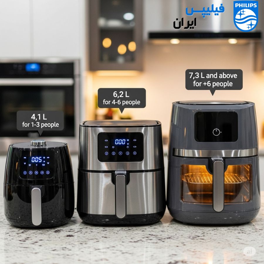 ظرفیت سرخ کن یک عامل مهم در انتخاب سرخ کن فیلیپس 