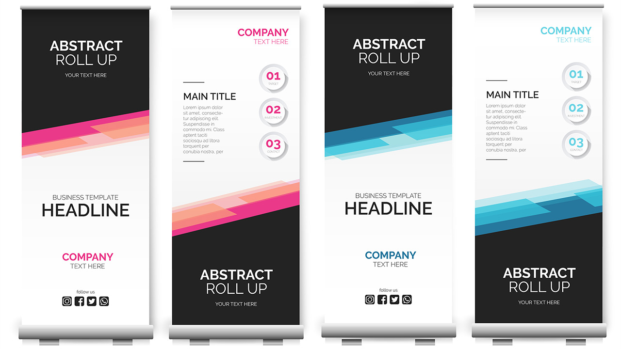 طراحی و چاپ رول اپ 