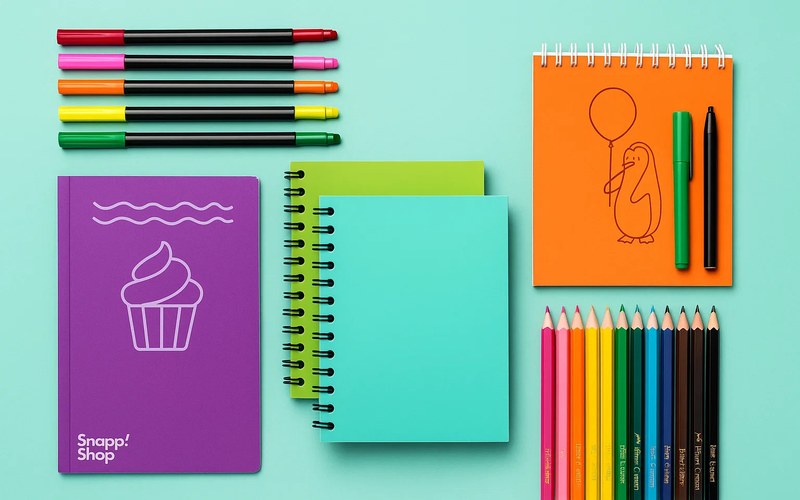 دفتر و مداد برای شروع سال تحصیلی