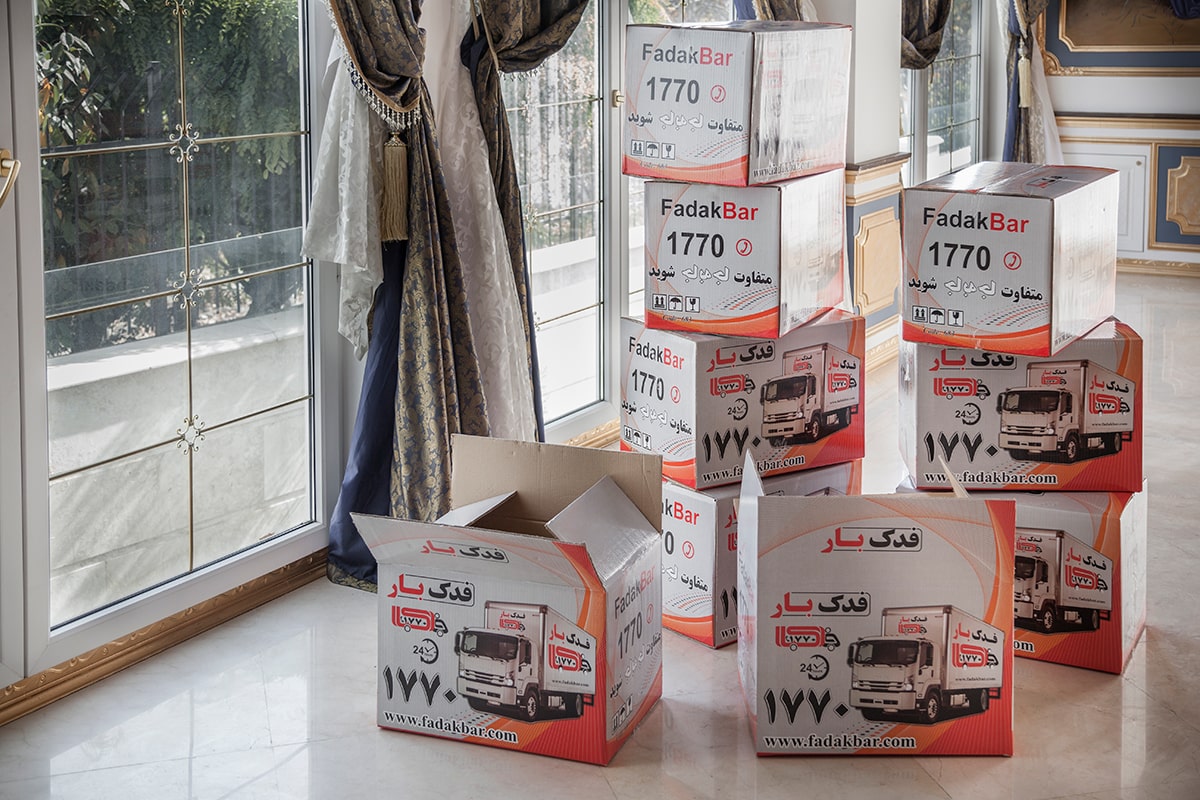 بسته بندی اثاثیه