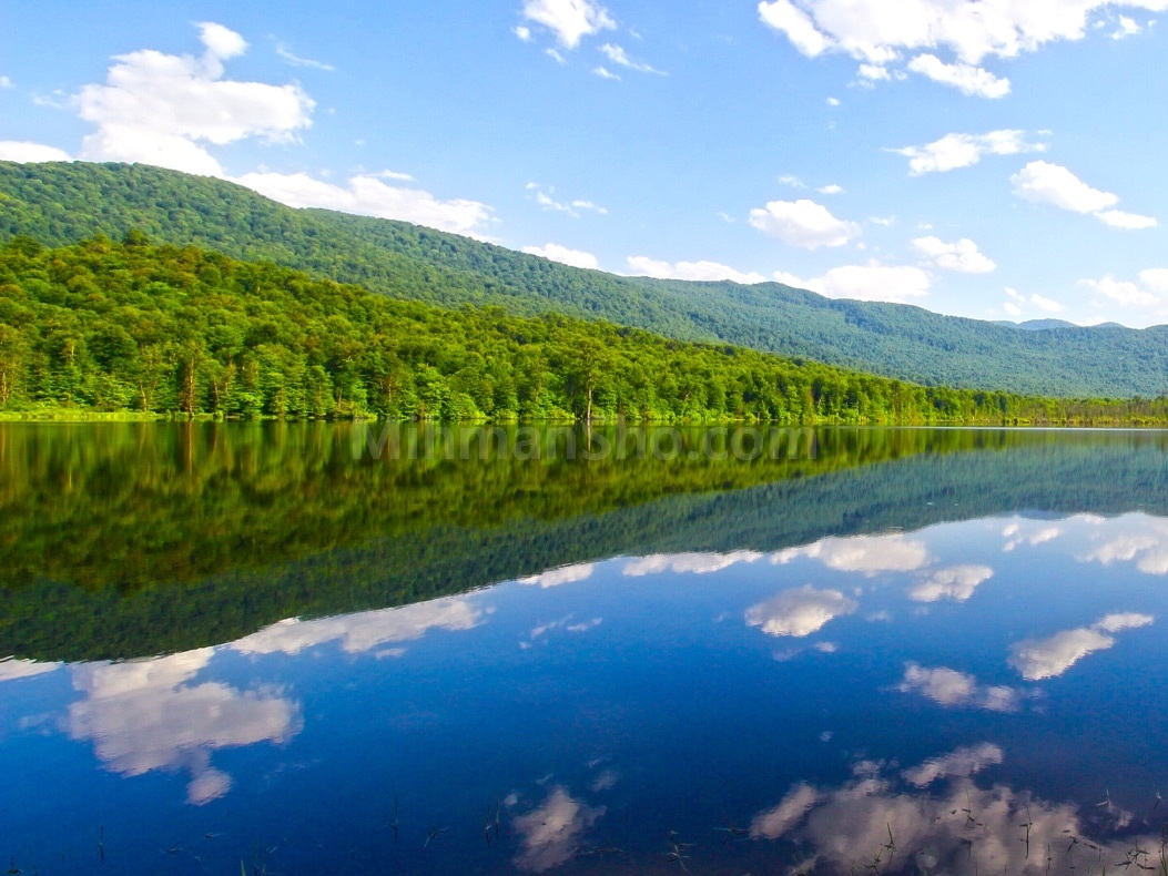 دریاچه الندان از بهترین جاهای دیدنی ایران در پاییز