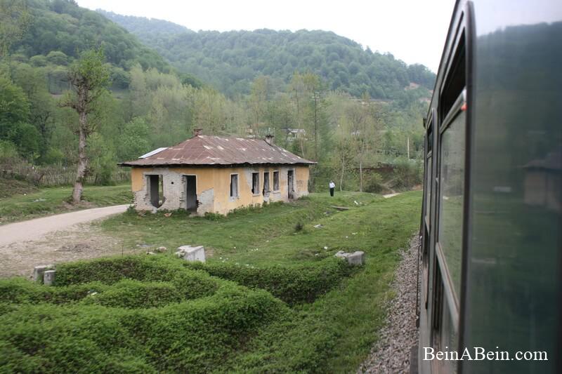مسیر زیبای راه آهن تهران شمال