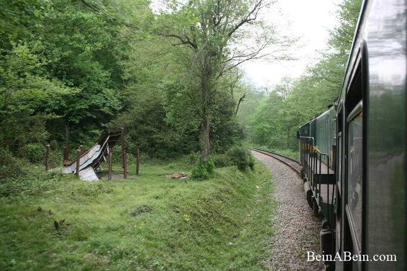 مسیر زیبای راه آهن تهران شمال