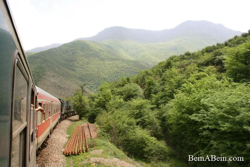 مسیر زیبای راه آهن تهران شمال