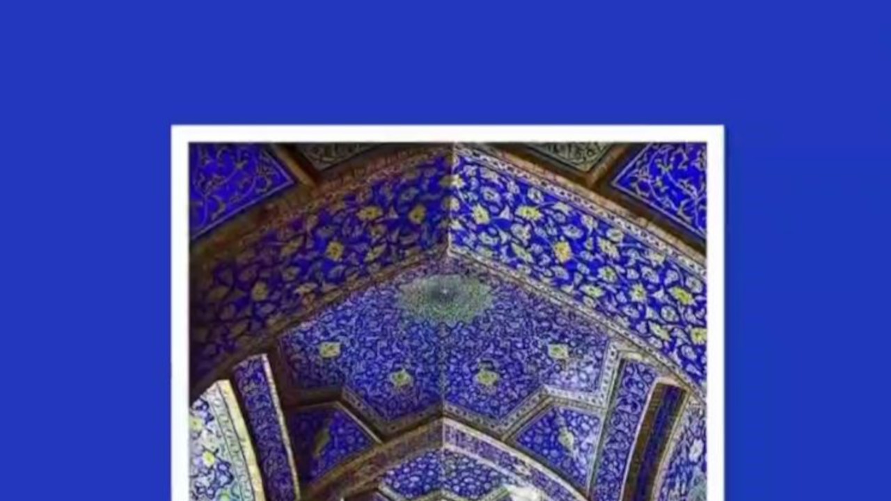 رنگ آبی ایرانی