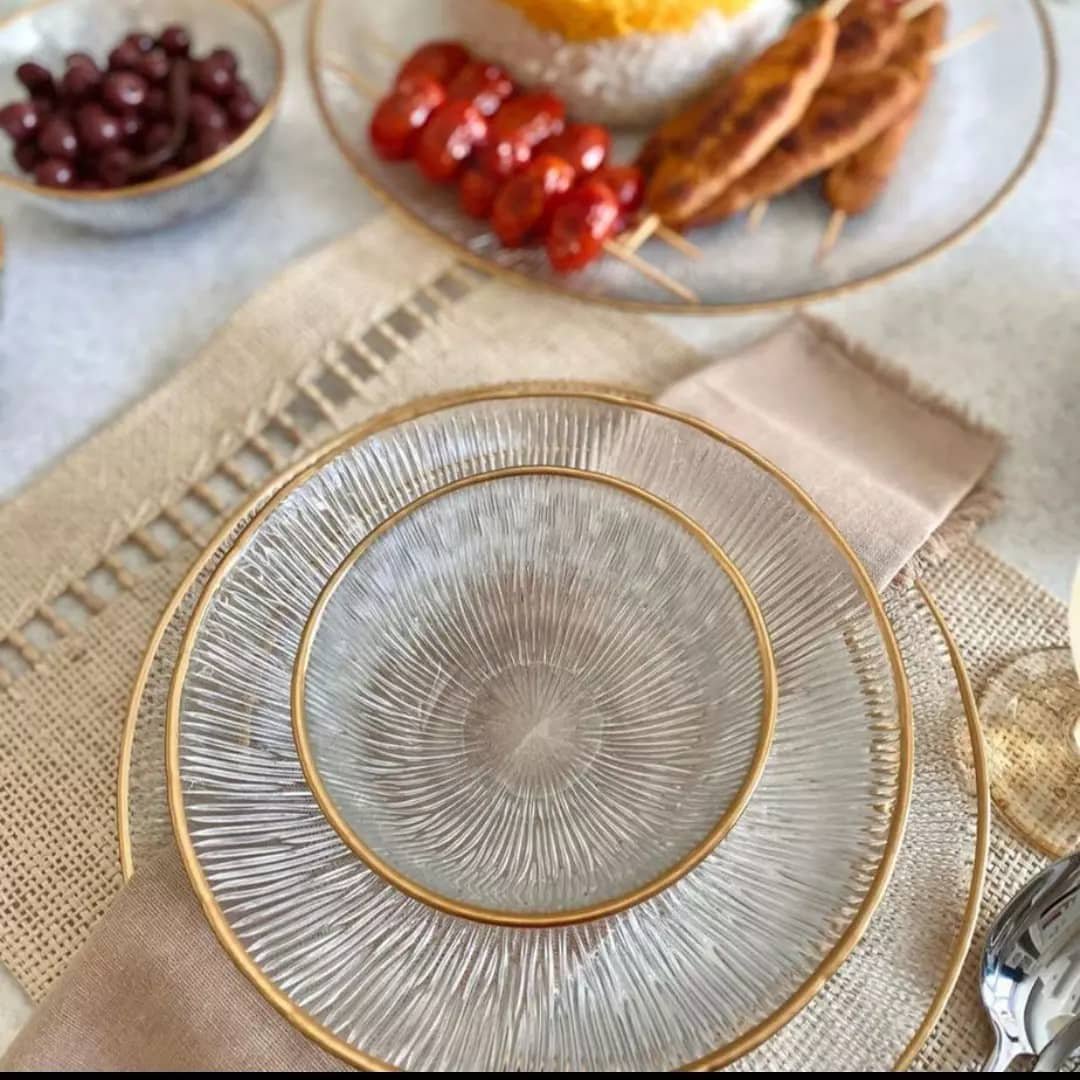 ظروف دورطلایی را نباید در ماشین ظرفشویی شست