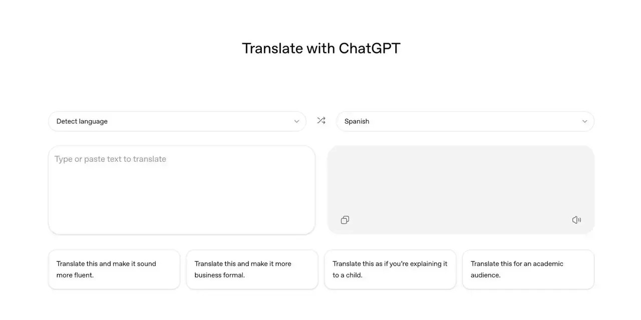 چت جی پی تی ترنسلیت