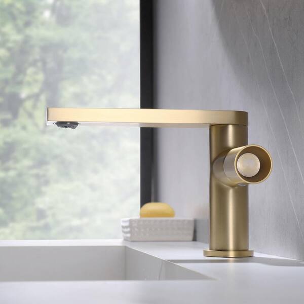 شیرآلات روشویی طلایی مات تمیز