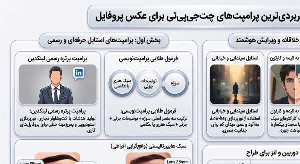 ساخت پروفایل با پرامپت چت جی پی تی