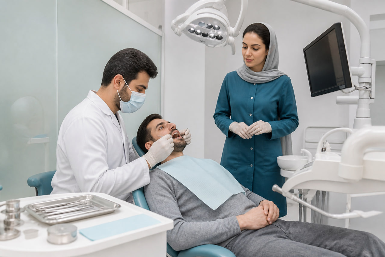دندانپزشکی طرف قرارداد بیمه آسیا در تهرانسر