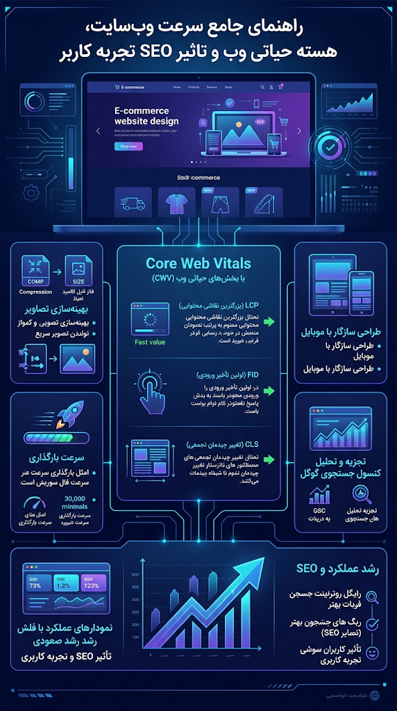 سرعت سایت و تجربه کاربری