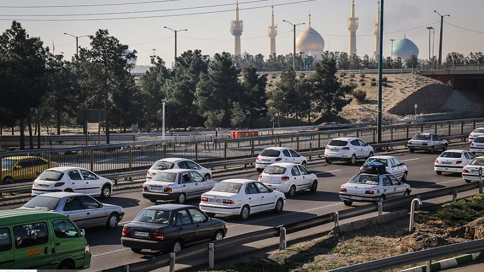 ترافیک در اتوبان تهران - قم