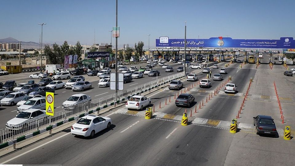 ترافیک در اتوبان تهران - قم