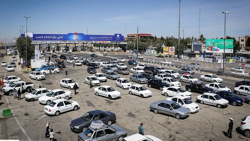 ترافیک در اتوبان تهران - قم