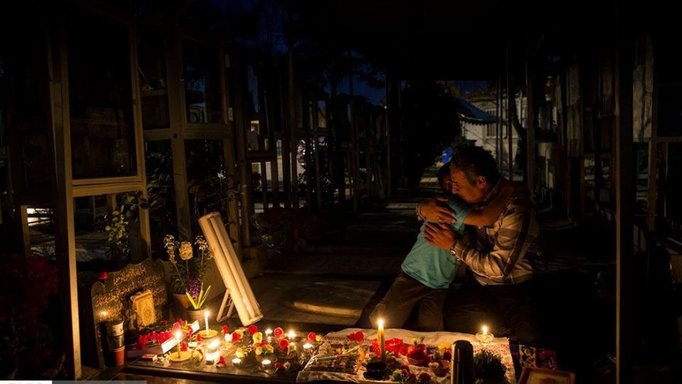 تحویل سال نو در گلزار شهدای بهشت زهرا (س)