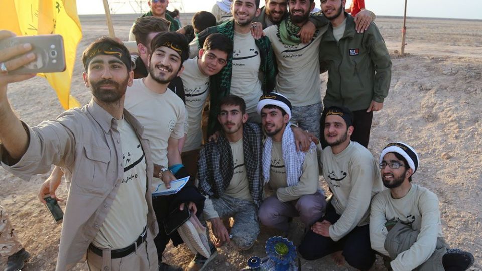 لحظه تحویل سال نو در یادمان منطقه عملیاتی شلمچه