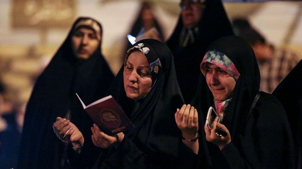 لحظه تحویل سال نو در یادمان منطقه عملیاتی شلمچه