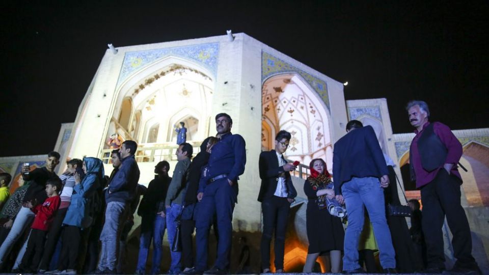  نور پردازی سه بعدی پل خواجو - اصفهان 