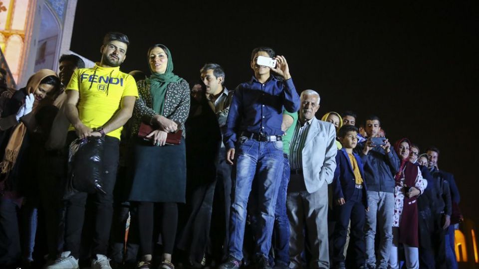  نور پردازی سه بعدی پل خواجو - اصفهان 