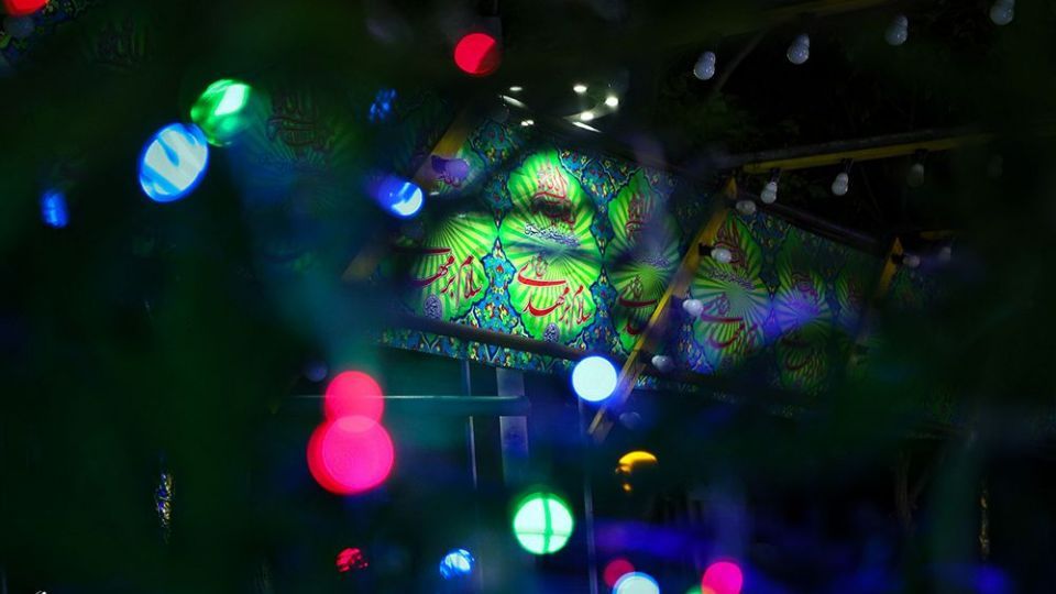 آذین بندی خیابان ها به مناسبت نیمه شعبان