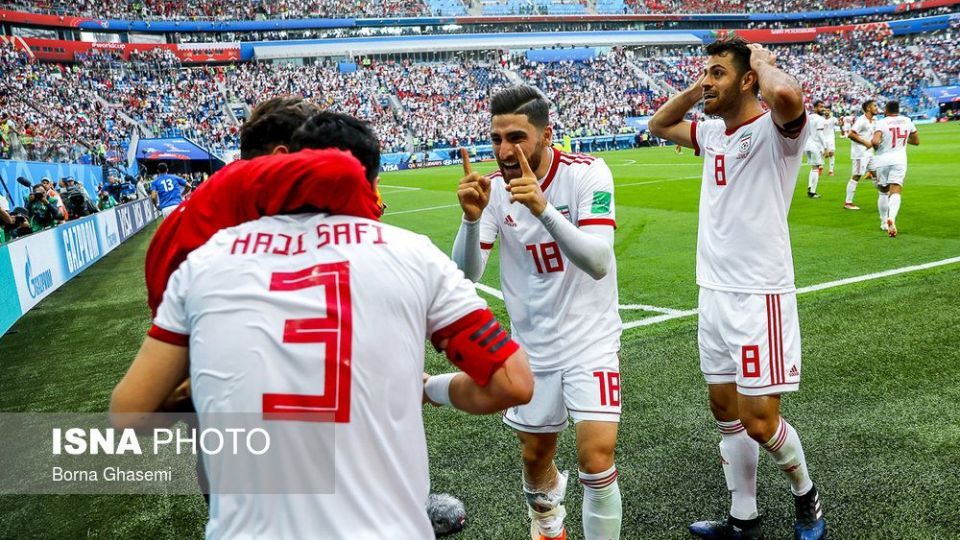 دیدار تیم‌های فوتبال ایران و مراکش