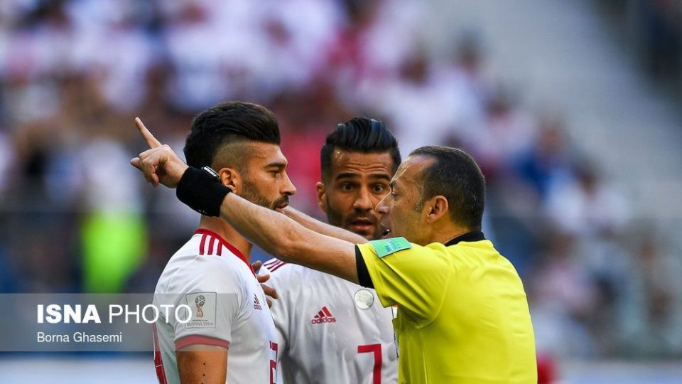 دیدار تیم‌های فوتبال ایران و مراکش