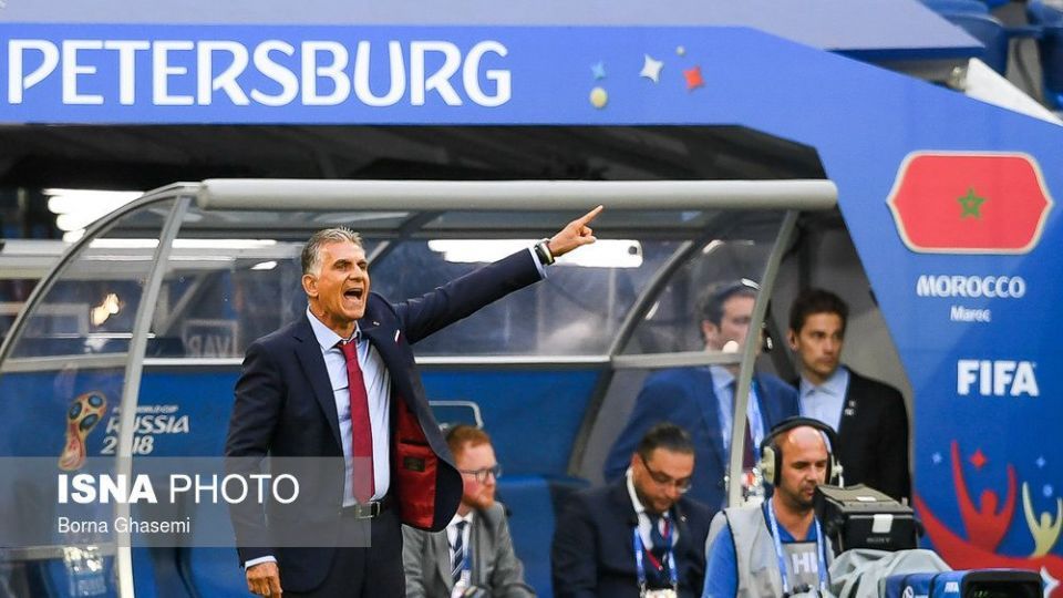 دیدار تیم‌های فوتبال ایران و مراکش