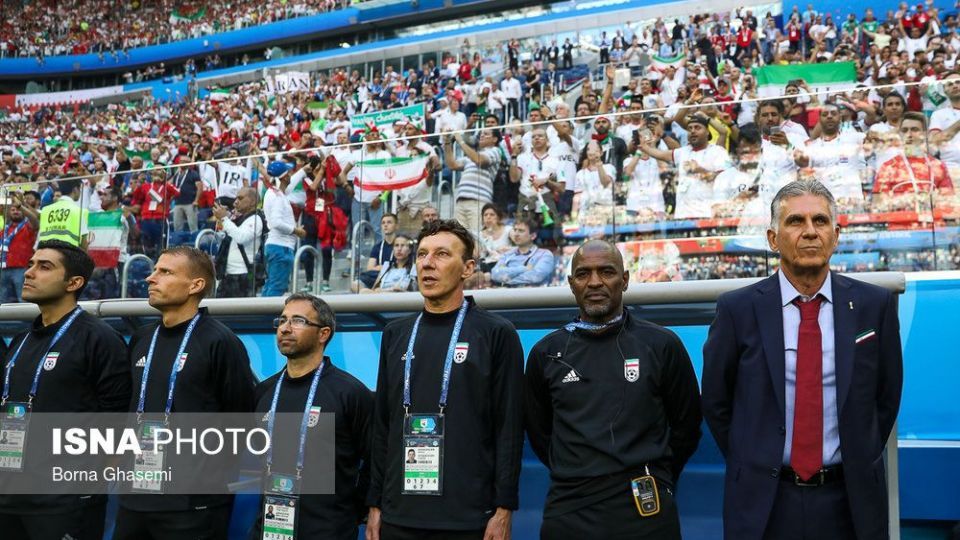دیدار تیم‌های فوتبال ایران و مراکش
