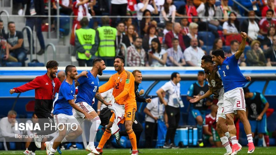 دیدار تیم‌های فوتبال ایران و مراکش