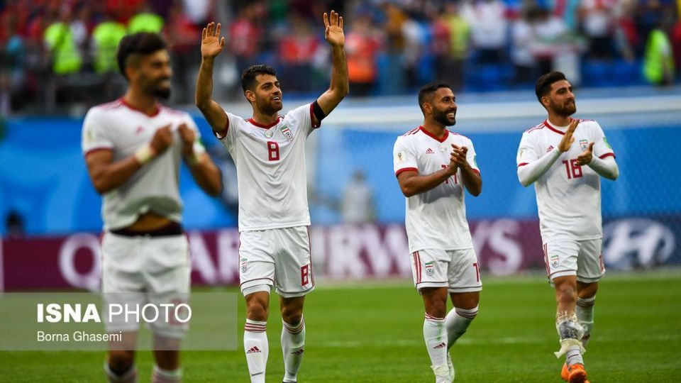 دیدار تیم‌های فوتبال ایران و مراکش