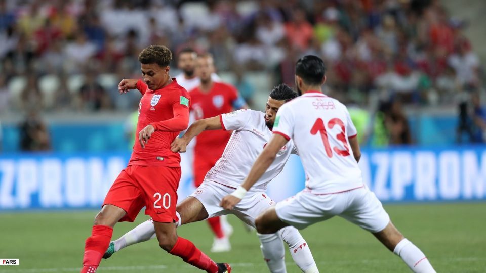 دیدار انگلیس-تونس از دریچه دوربین فیفا